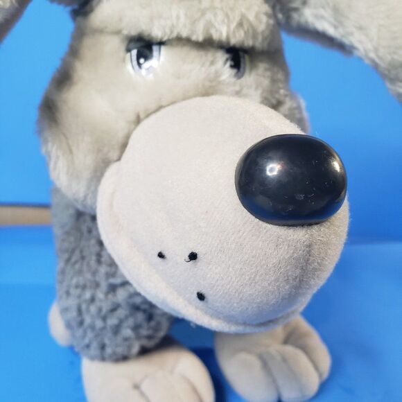 Cool Vintage 90s Tonka Pooch Patrol Gray Poodle Bitsy Plush Dog Stuffed Animal - Picture 11 of 11